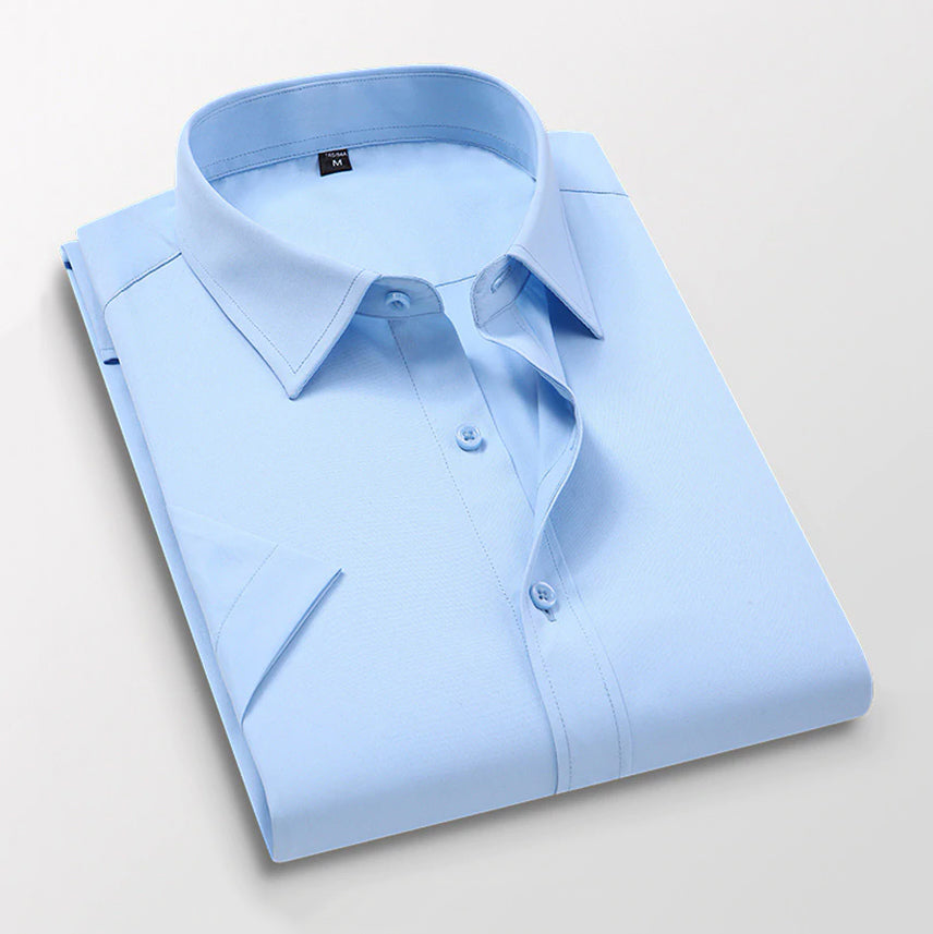 Top Quality Navy Blue Dress Shirt Men Business Formal Shirt Long Sleeve 100% Cotton Shirt
