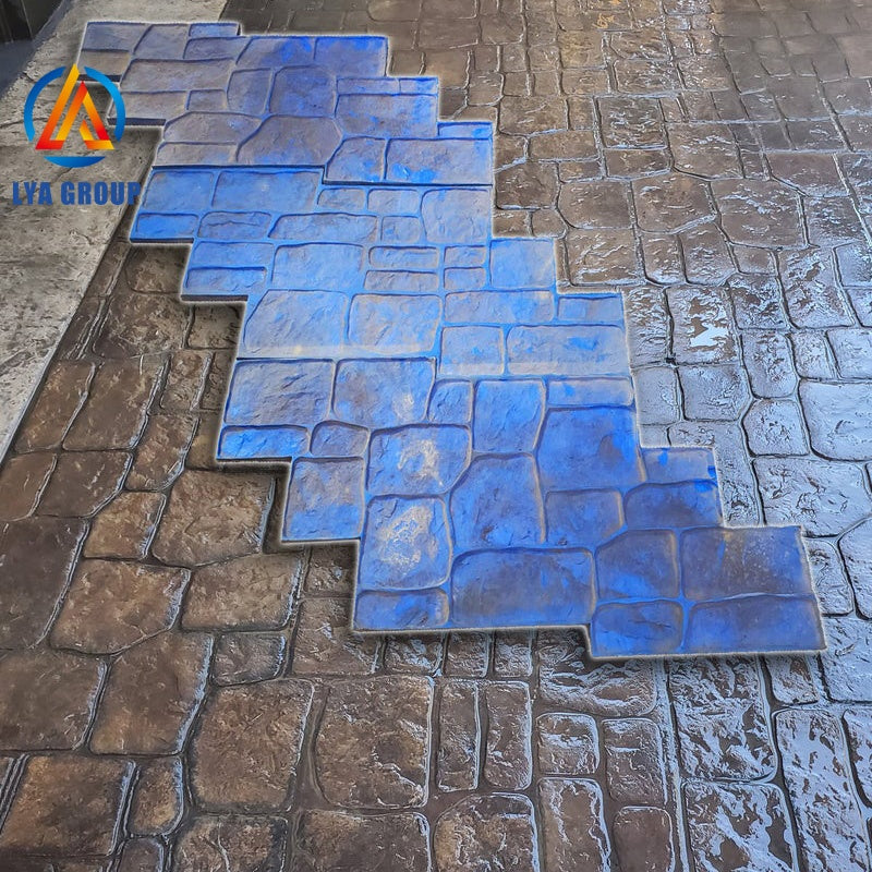 How To Make A Rubber Stamping Mat With The Polyurethane Mold For Concrete