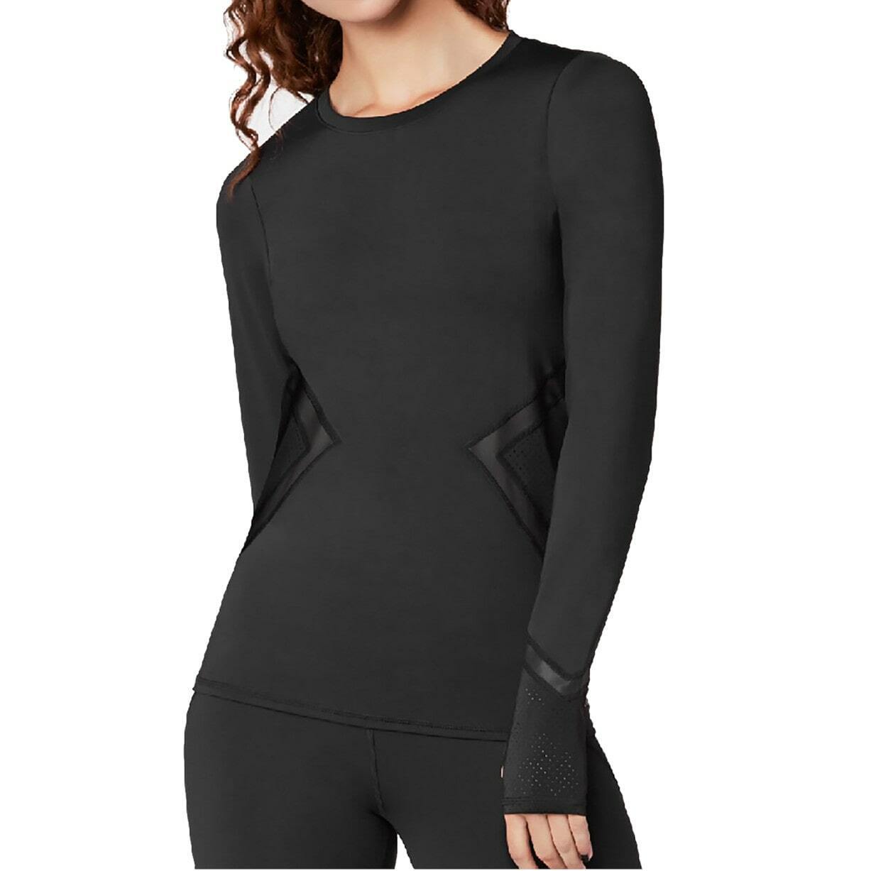 urban savage carnegie womens long sleeve top in black