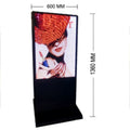 Waterproof One-sided LED Display Signs Advertising Display Vertical Scrolling Vertical Landing P6 Full Color Outdoor Display