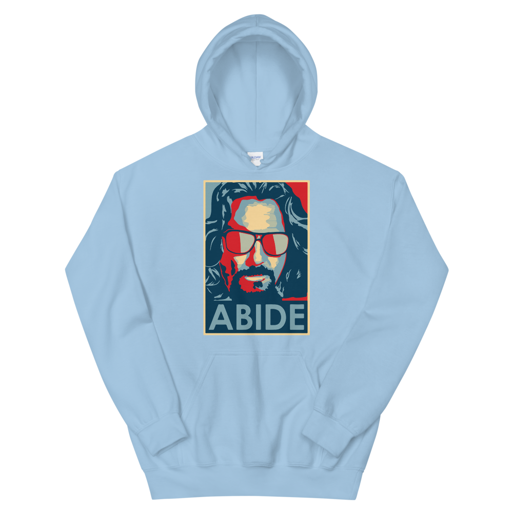big lebowski abide hope style artwork unisex hoodie