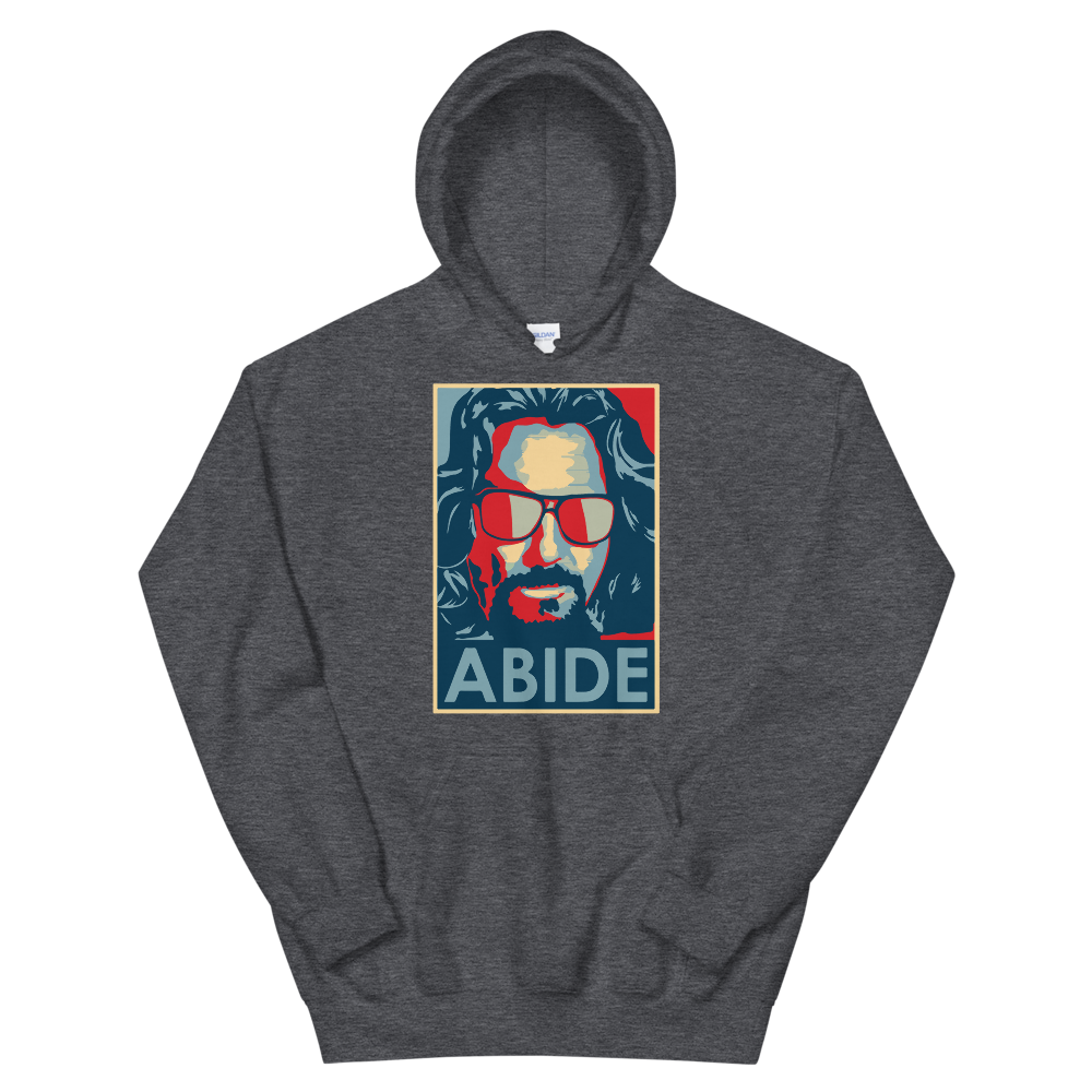 big lebowski abide hope style artwork unisex hoodie