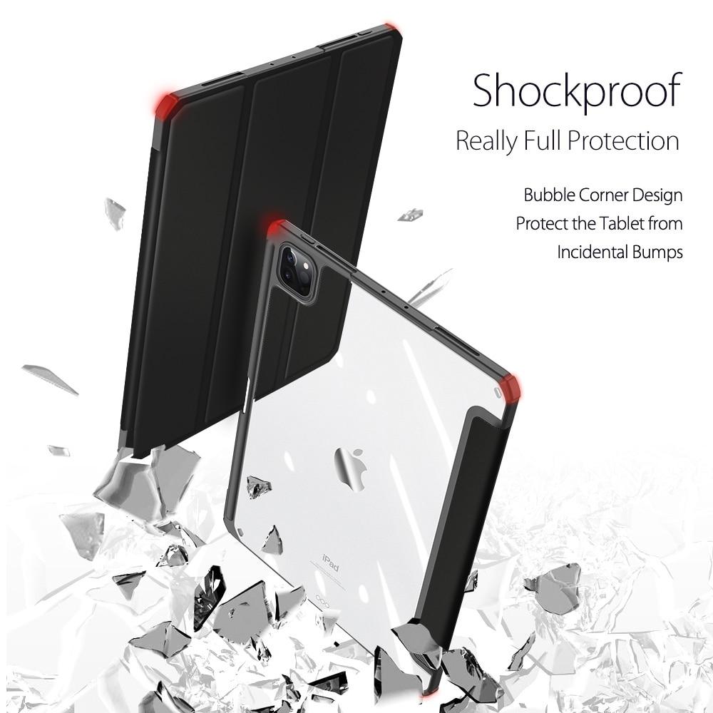 ipad case for 2021 mini 6 pro 11 9th generation case 10 2 2018 9 7 5 6th air 2 3 4 10 5 10 9 pu silicon transparent cover funda tablets e books case
