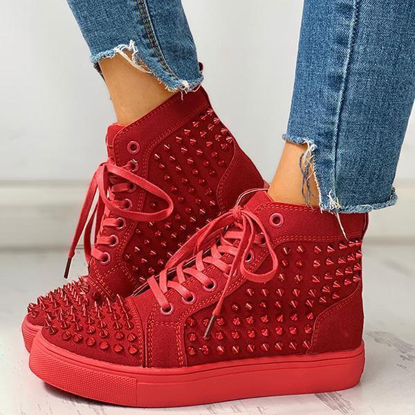 rivet high top womens shoes