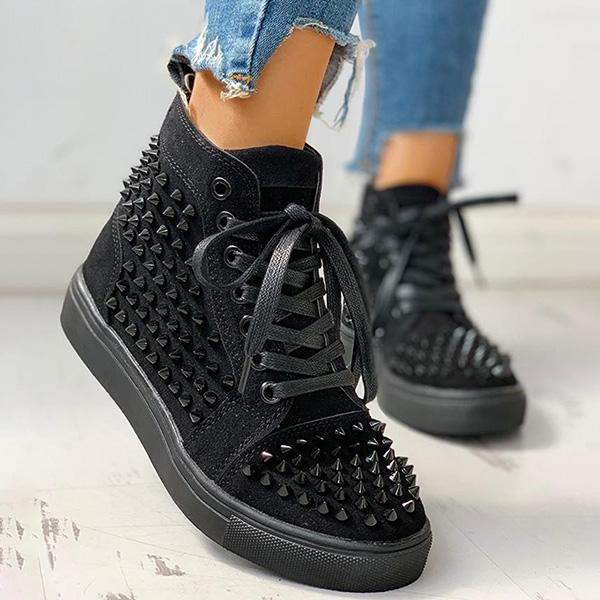 rivet high top womens shoes