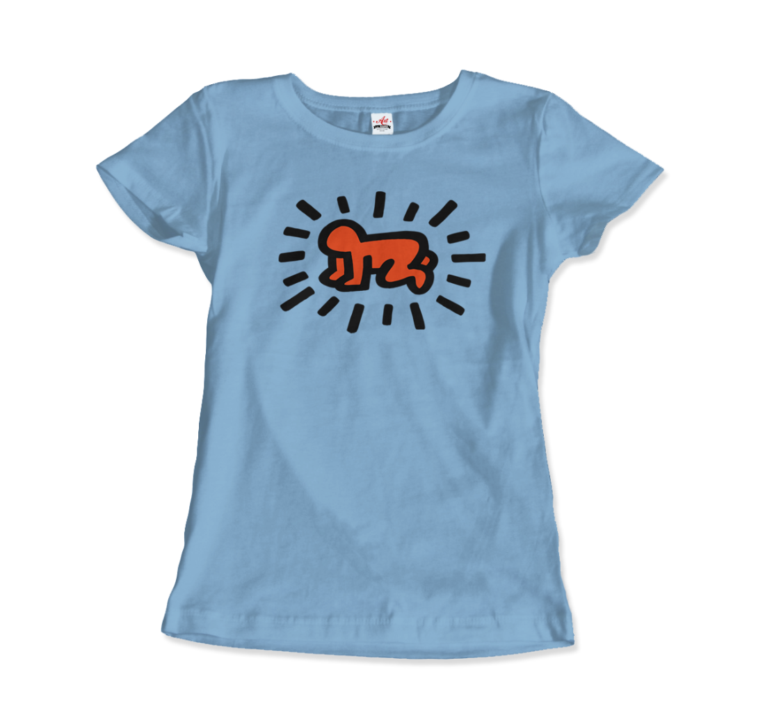 keith haring radiant baby icon 1990 street art t shirt