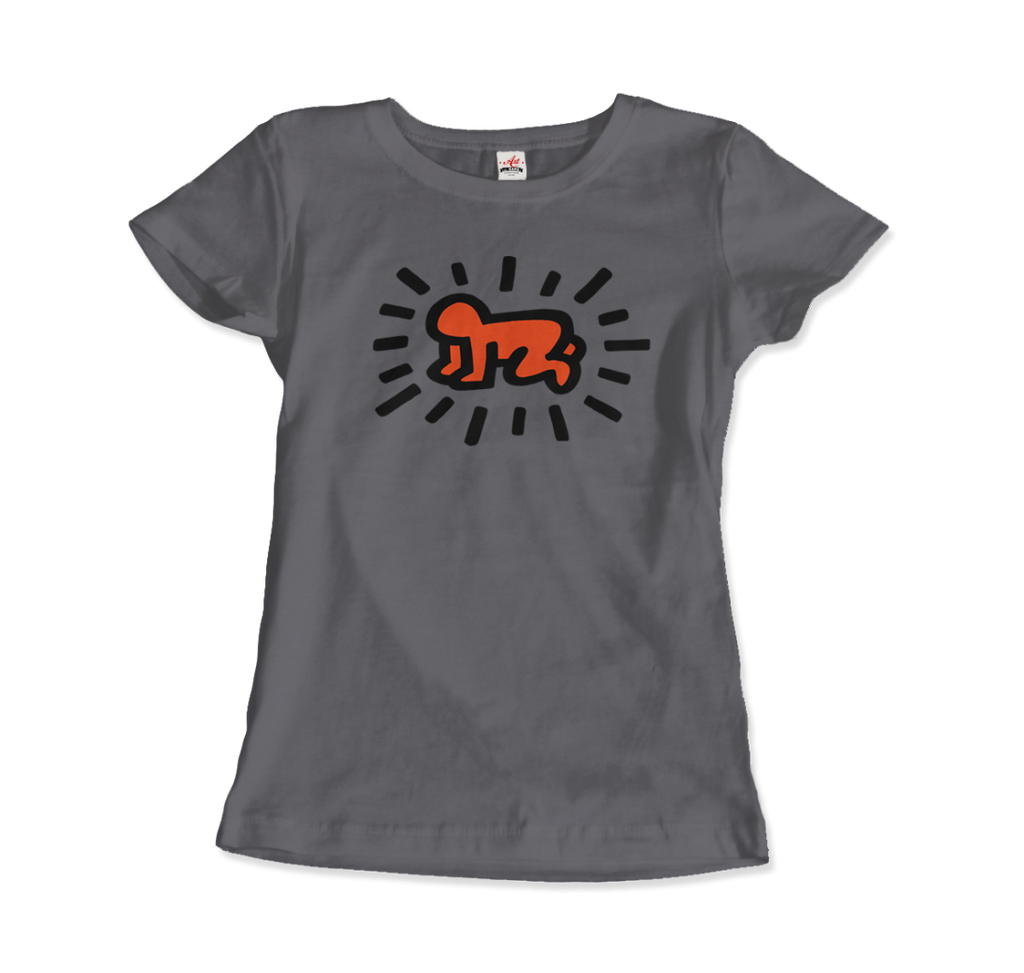 keith haring heart of men icon series street art t shirt