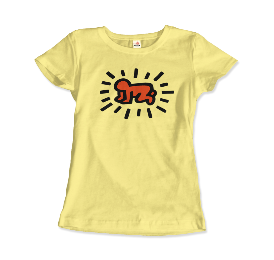 keith haring heart of men icon series street art t shirt