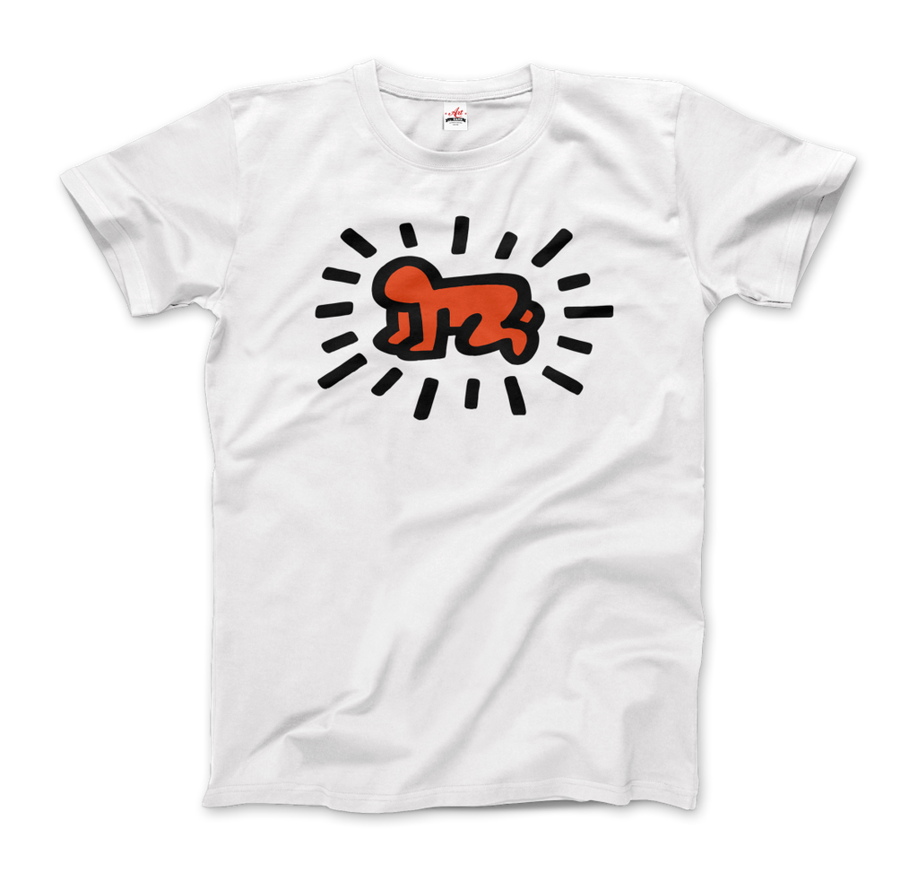 keith haring heart of men icon series street art t shirt