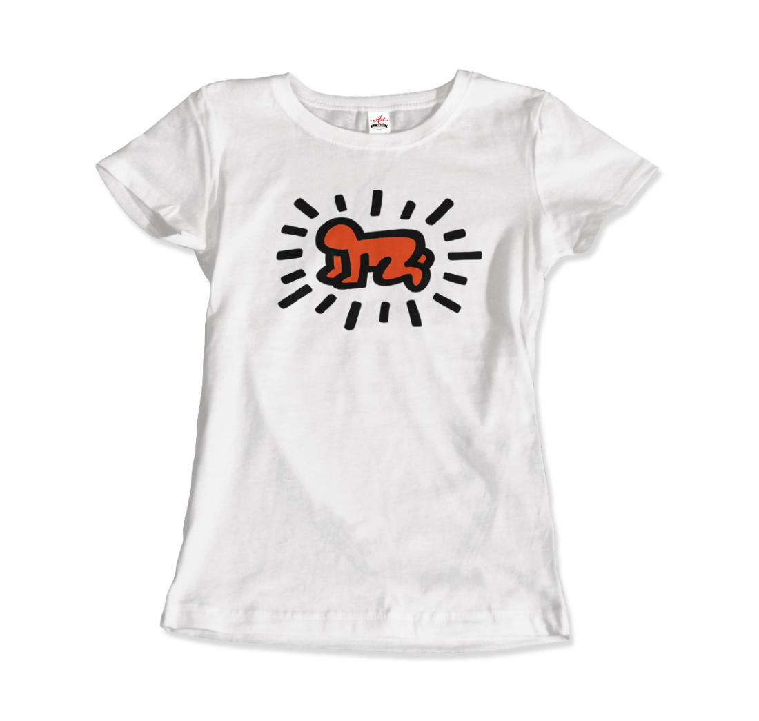 keith haring heart of men icon series street art t shirt