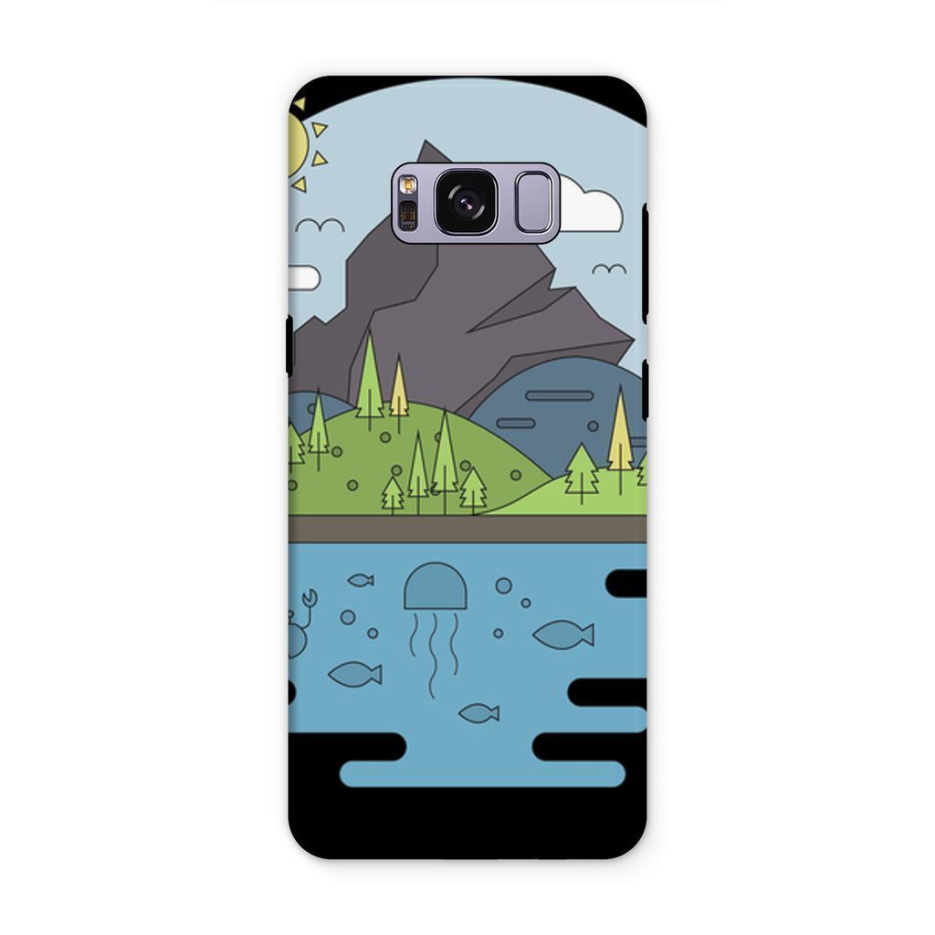 mountains world ii phone case