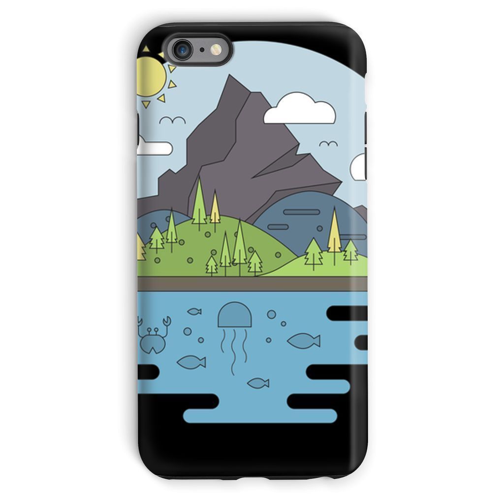 mountains world ii phone case