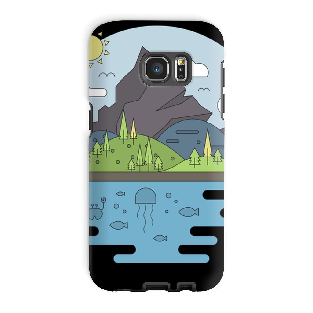 mountains world ii phone case