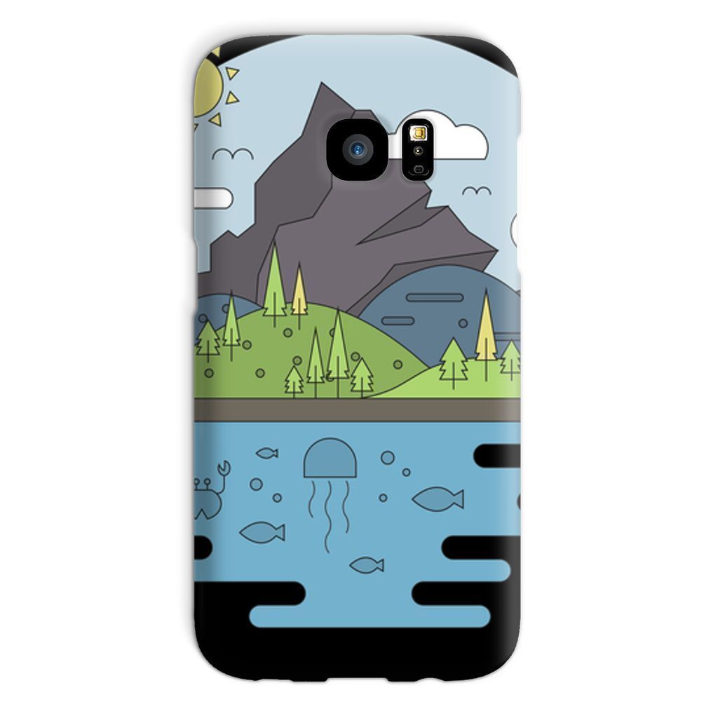 mountains world ii phone case