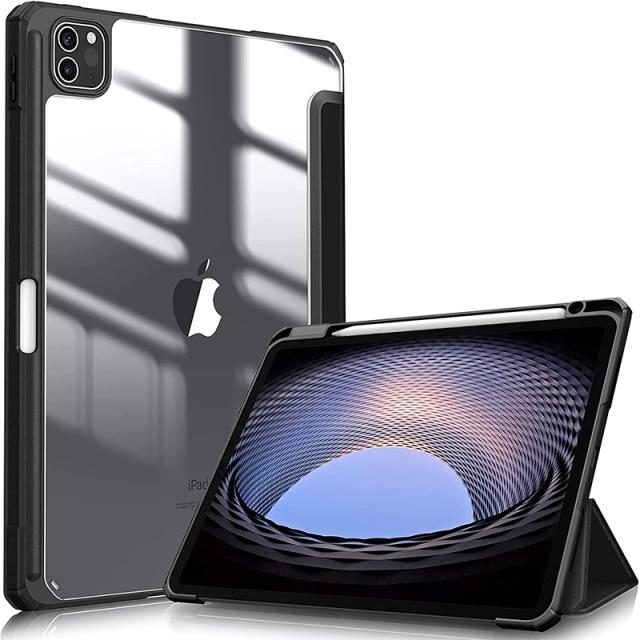 ipad case for 2021 mini 6 pro 11 9th generation case 10 2 2018 9 7 5 6th air 2 3 4 10 5 10 9 pu silicon transparent cover funda tablets e books case
