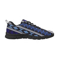 womens sneakers blue aztec style black bottom running shoes